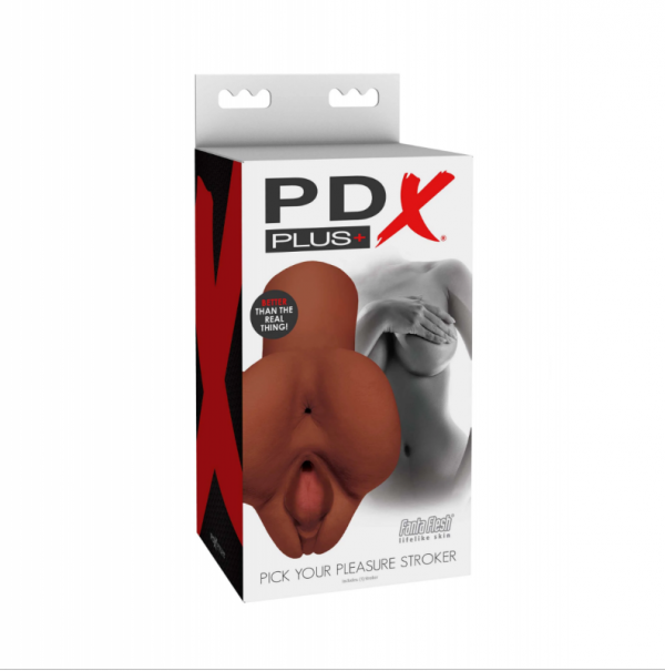 Masturbator Pipedream PDX Plus Pick Your Pleasure Stroker Brown