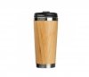 Kubek termiczny z bambusa i stali 450 ml AMBEO CUP2 szczelny (bambusowy)