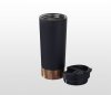 Kubek termiczny COPPER 510 ml (czarny), miedziana izolacja