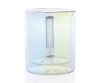 Kubek termiczny szklany 350 ml z uchem CLEAR bezbarwny