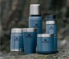 Kubek termiczny Stanley 350 ml TRIGGER ACTION TRAVEL MUG niebieski Hammertone Lake