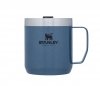 Kubek termiczny kempingowy Stanley Classic Camp Mug 350 ml niebieski Hammertone Lake