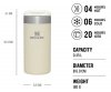 Kubek termiczny Stanley AeroLight Transit 350 ml beżowy CREAM