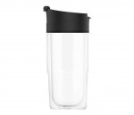 Kubek termiczny szklany szczelny SIGG Nova Mug Black 370 ml (czarny)