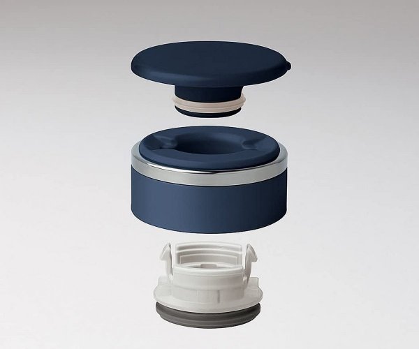Butelka termiczna termos Zojirushi SM-JTE 340 ml z zaparzaczem granatowy deep blue