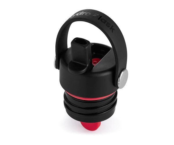 Zakrętka, korek z ustnikiem Hydro Flask Standard Mouth Flex Straw Cap czarny