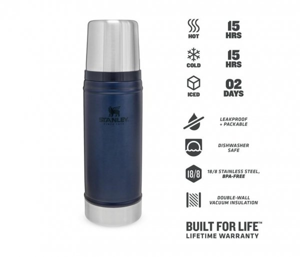 Termos STANLEY CLASSIC 470 ml granatowy NIGHTFALL