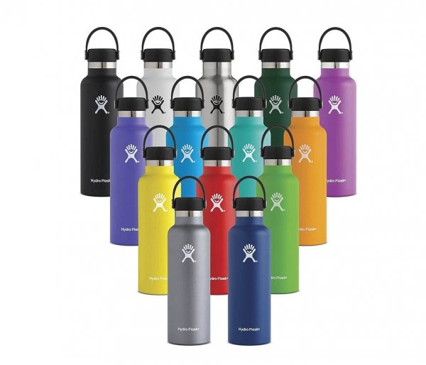 Butelka termiczna Hydro Flask 709 ml Standard Mouth With Flex Cap niebieski-pacific