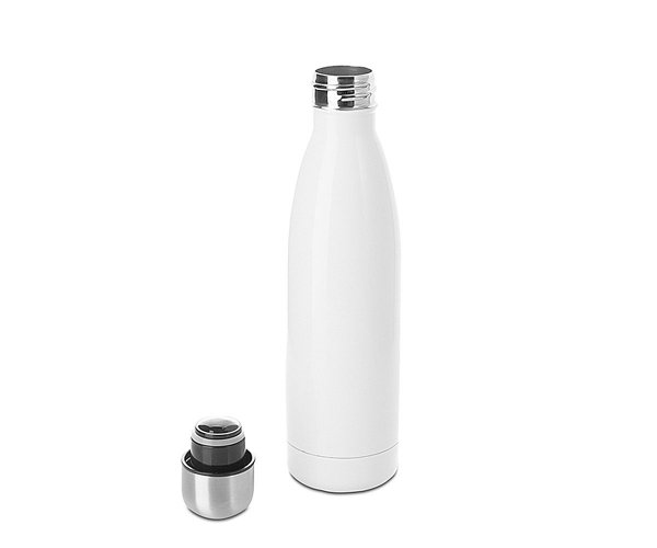 Butelka termiczna 500 ml HANNA podwójne ścianki biały