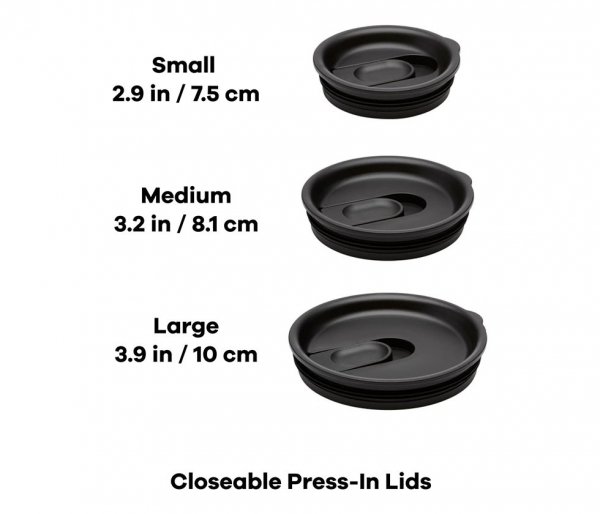 Przykrywka Small Closeable Press-in Lid do kubków Hydro Flask czarny Black