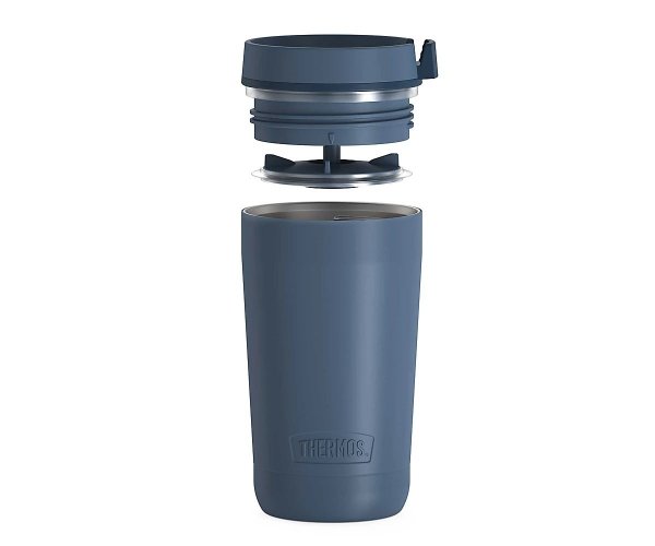 Kubek termiczny szczelny Guardian THERMOS 355 ml szaroniebieski