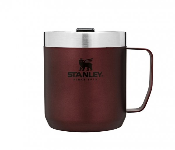 Kubek termiczny kempingowy Stanley Classic Camp Mug 350 ml bordowy