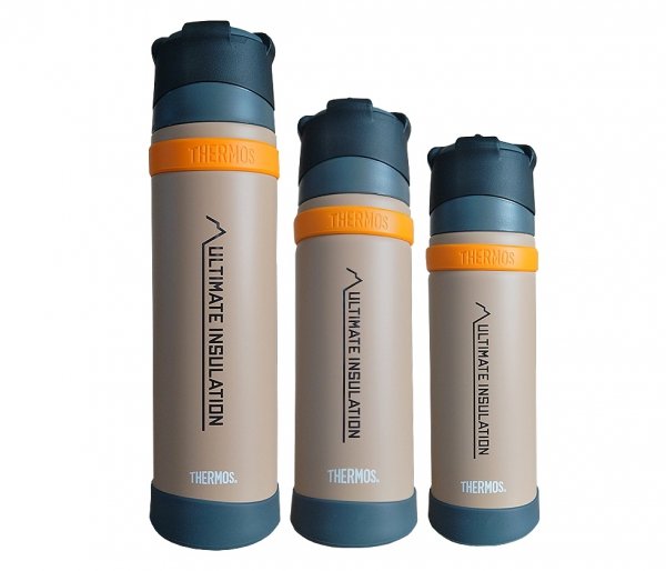 Termos ekstremalny Mountain Thermos 750 ml brązowy/czarny sand beige