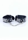 Fetish B - Series Handcuffs with cristals 3 cm Silver