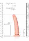Slim Realistic Dildo with Suction Cup - 7/ 18 cm