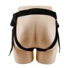 PRETTY LOVE - HARNESS BRIEFS Starks Universal Strap-On Harness 6,9'' Vibration Dildo Light Brown