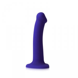 GLOW-LED DILDO PURPLE - M