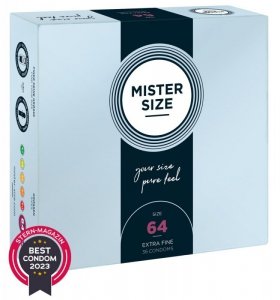 Prezerwatywy 64 mm 36 szt. Mister Size