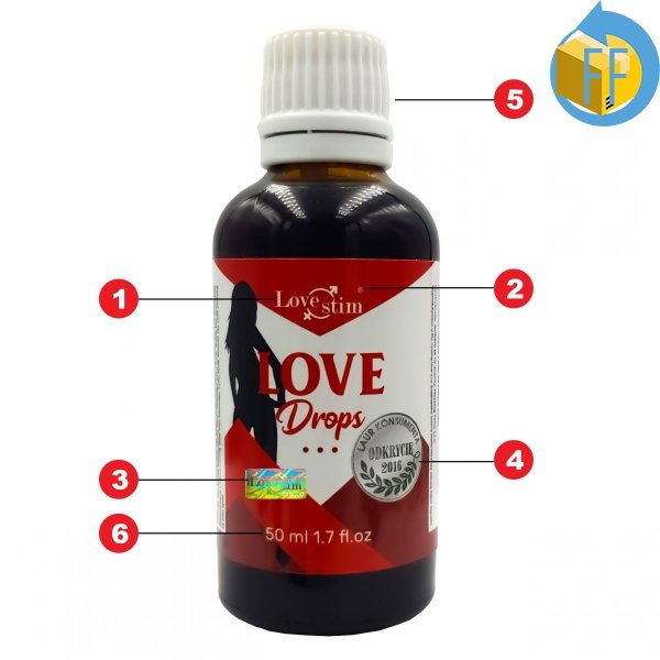 Love Drops 50ml niesamowicie mocne krople podniecające potężne składniki