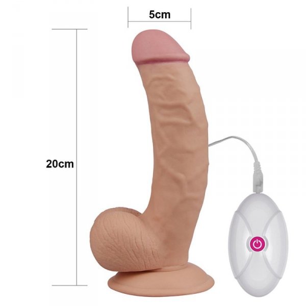 8.5&quot;&quot; The Ultra Soft Dude Vibrating