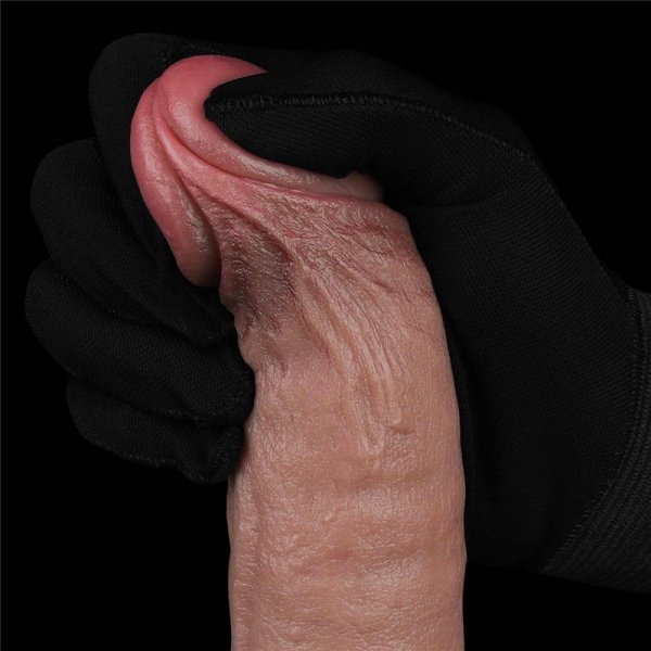 9.5&quot; REAL SOFTEE Rechargeable Silicone Vibrating Dildo