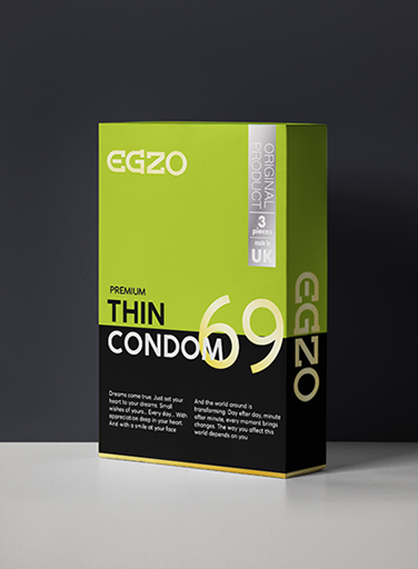 Prezerwatywy EGZO traditional condom THIN 3pc