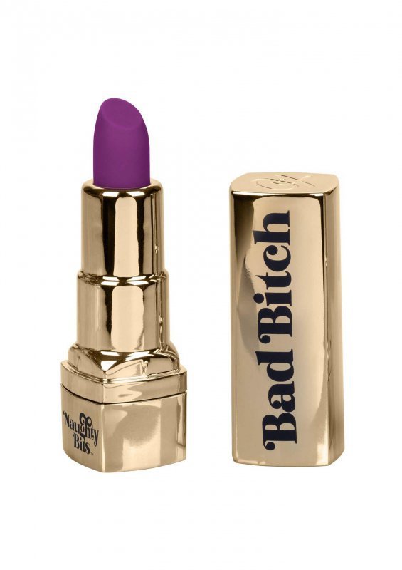 Bad Bitch Lipstick Vibrator Gold