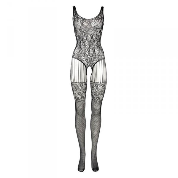 Lace and Fishnet Bodystocking - One Size