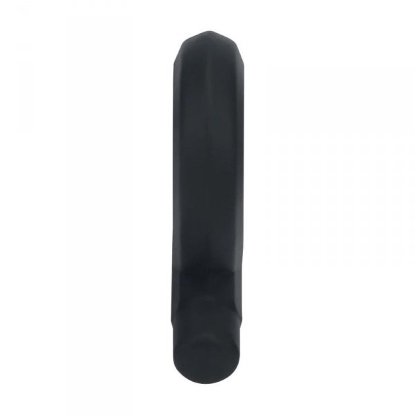 Pencil Liquid Silicone Cockring - Black