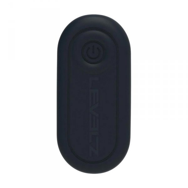 Remote Control Vibrating Liquid Silicone Anal Plug - Black