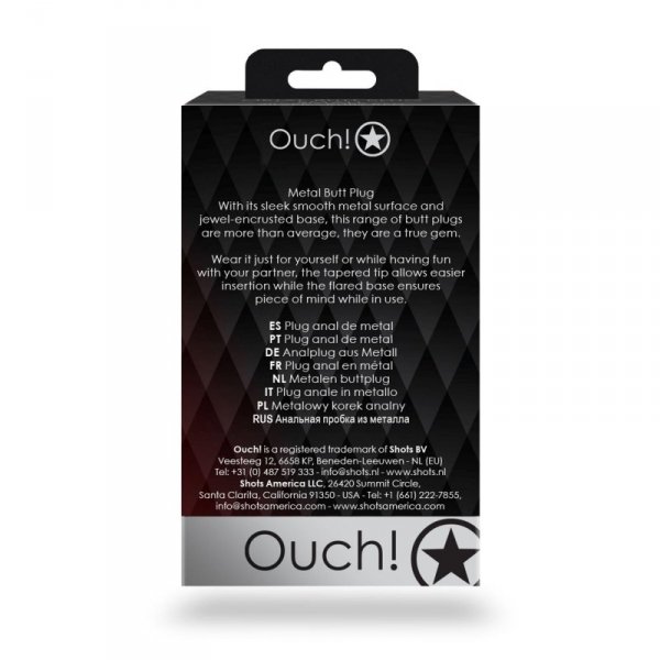 Round Gem Butt Plug - Medium