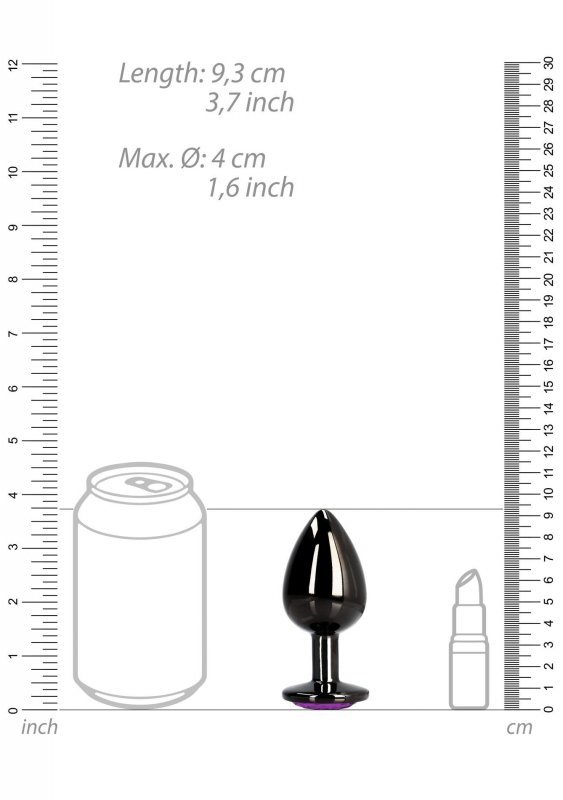 Heart Gem Butt Plug - Large