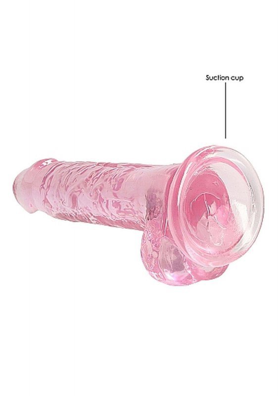 7&quot;&quot; / 18 cm Realistic Dildo With Balls - Pink