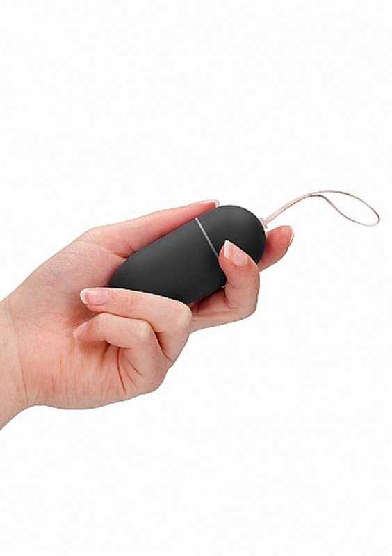 10 Speed Remote Vibrating Egg - Big - Black