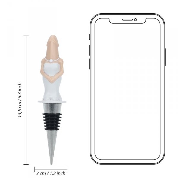 Bride Bottle Stopper - Flesh