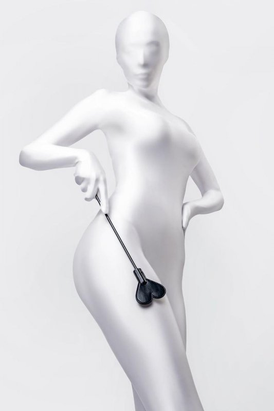 Anonymo stack, PU leather, black, 35 cm