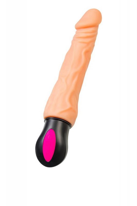 A-TOYS  Realistic Vibrator with heating, TPE, 12 Modes, bendable, recharble