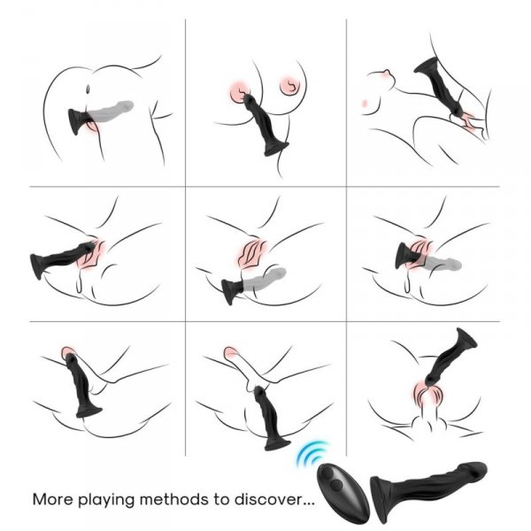 Optimus Black, 9 vibration functions, Remote control