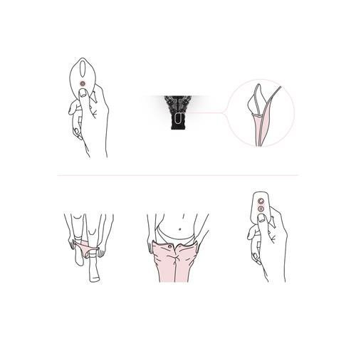 Vibrating BoyShort black