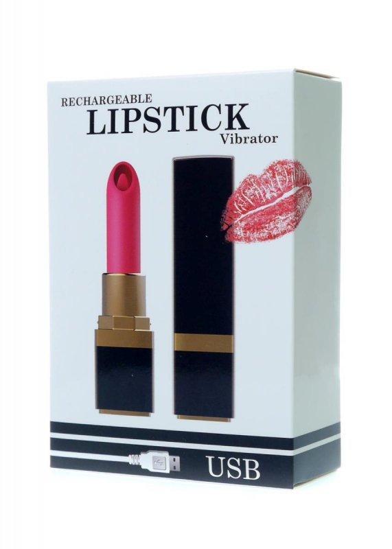 Stymulator-Lipstick Vibrator USB 10 functions