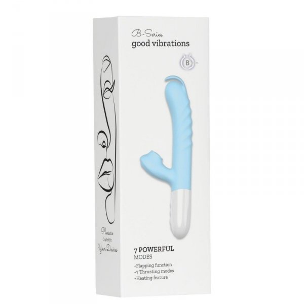 Silicone Vibrator 7 Powerful Modes - 
Flapping and 7 Thrusting
Heating