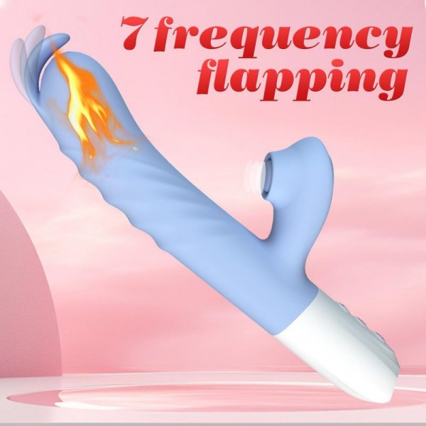 Silicone Vibrator 7 Powerful Modes - 
Flapping and 7 Thrusting
Heating