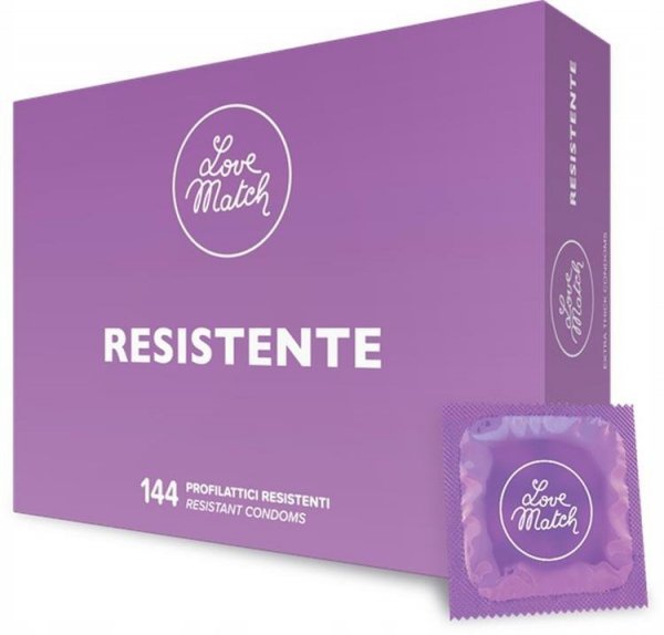 Prezerwatywy-Love Match Resistante  - 144 pack
