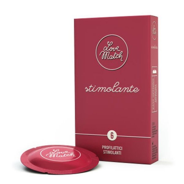 Prezerwatywy-Love Match Stimolante  - 6 pcs pack
