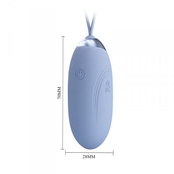 PRETTY LOVE - JENNY Dream chaser 1, Blue, Wireless remote control 12 vibration functions