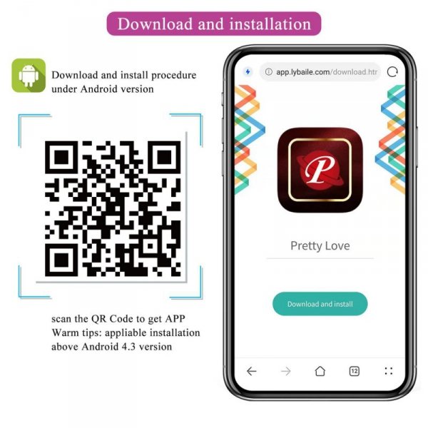 PRETTY LOVE - Catalina, 12 vibration functions Mobile APP Long-distance Control