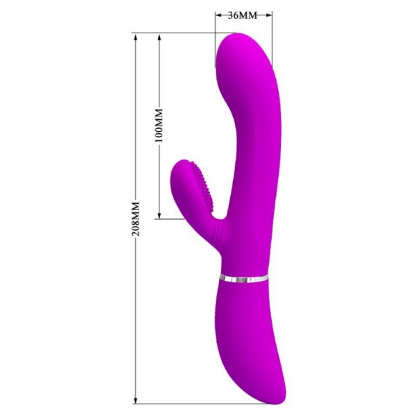 PRETTY LOVE - Clitoris Vibrator, 12 vibration functions Memory function 4 licking settings