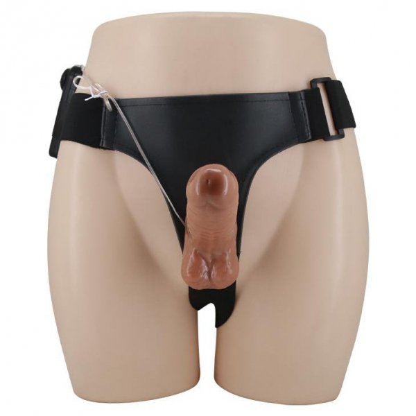 BAILE- Ultra Passionate Harness Realdeal Penis 6.2&#039;&#039; Brown