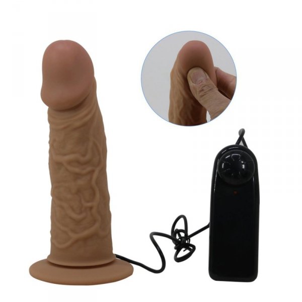 PRETTY LOVE - HARNESS BRIEFS- Draven Strap-On 6,8&#039;&#039; Dildo vibration