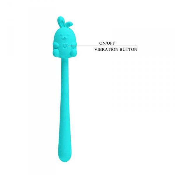 CUTE BUNNY, Flirting Stick, 7 vibration functions, Magnetic USB charging